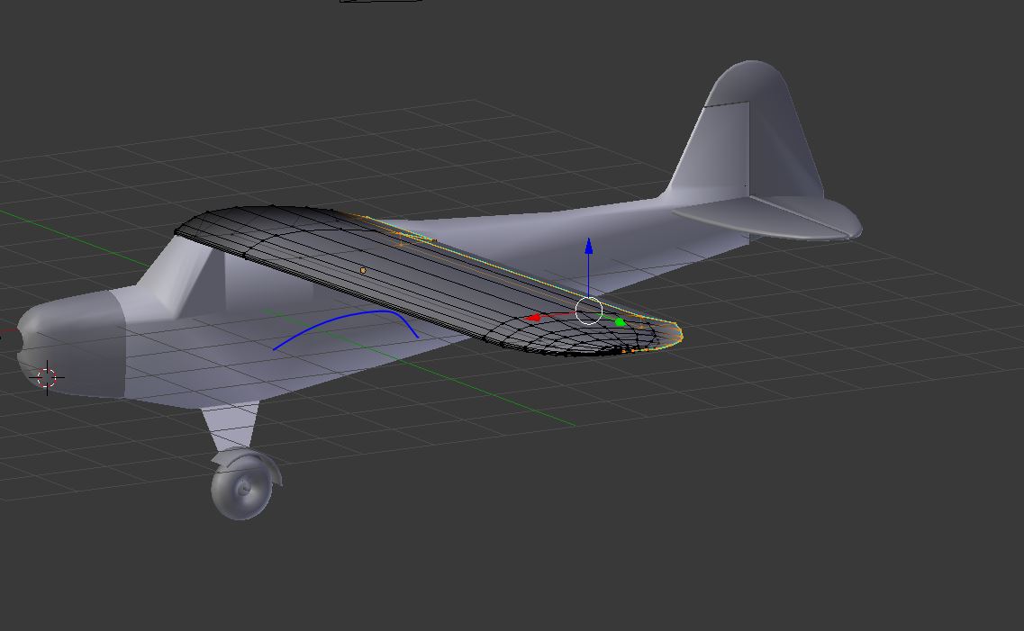 Working on a high-wing