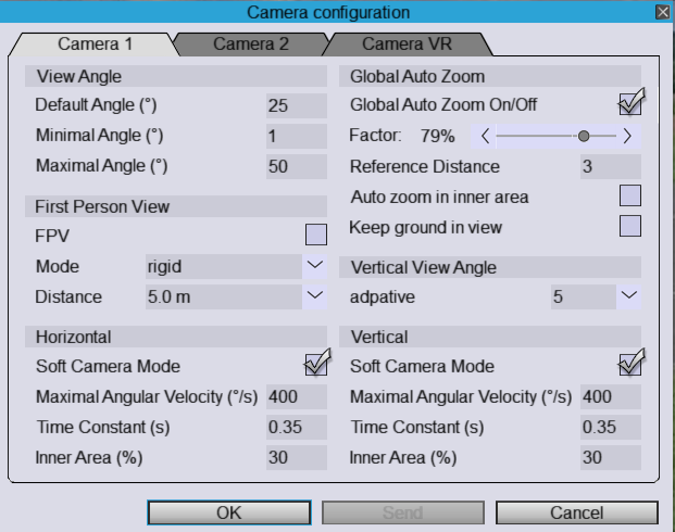 camera config